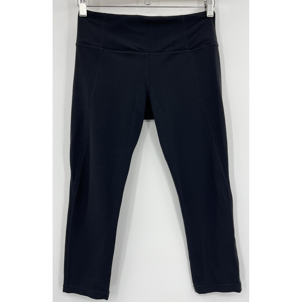 Athleta Size Small Black Crop Cropped Capri Leggings Compression